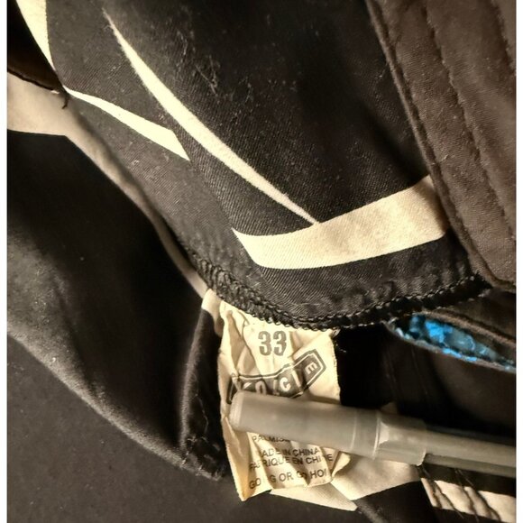 Volcom Board Shorts Mens 33 10" Swim Trunks Grunge AOP Y2K - Picture 3 of 8